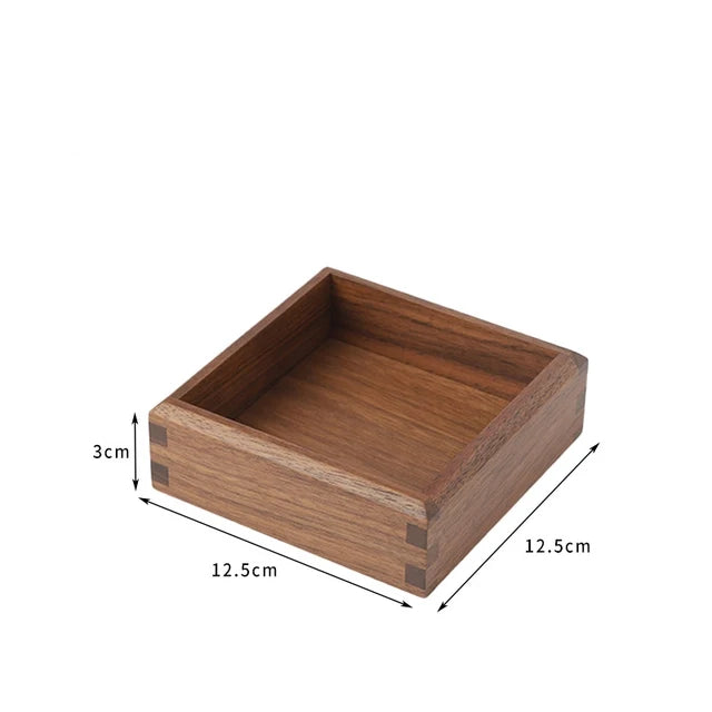 Walnut Sanctuary: Minimalistische Ablageschalen aus massivem Walnusholz
