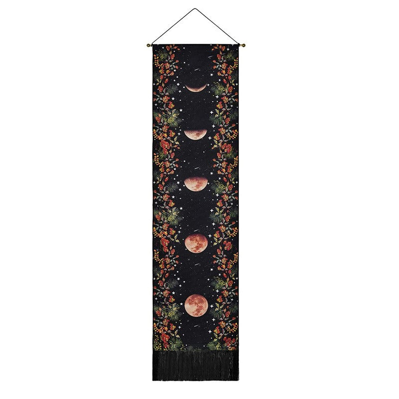Vertical Soul: Handgefertigter Boho-Wandteppich mit Quasten