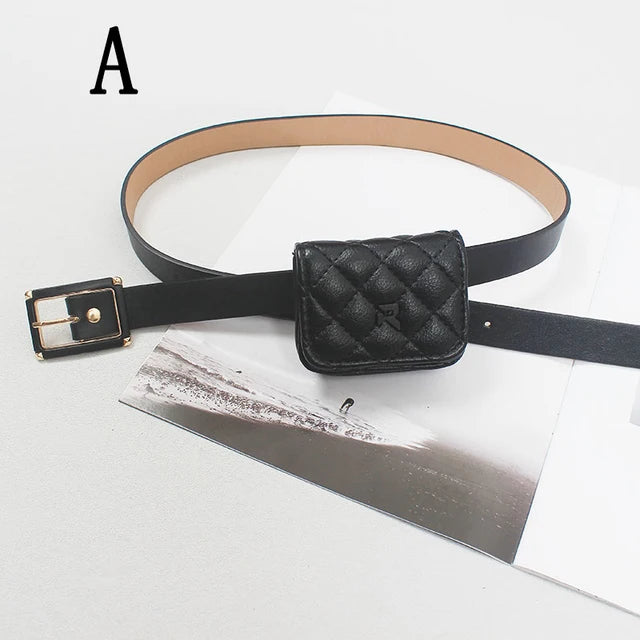 Mini Waist Bag Midnight Croc – Kleine Gürteltasche im Boho-Stil
