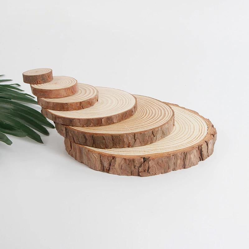 Woodland Canvas: Naturbelassene Kiefernholz-Scheiben für DIY & Deko