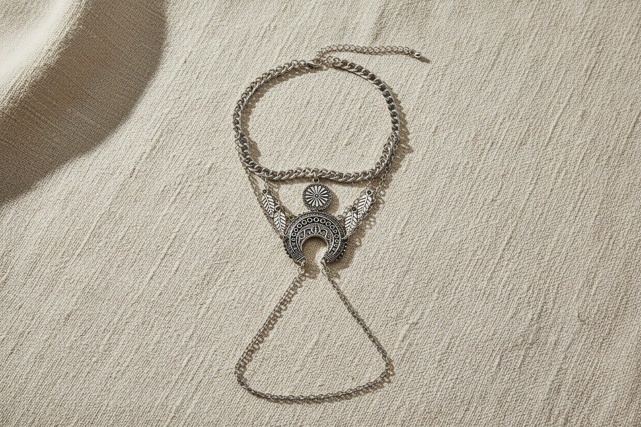 Free Spirit: Bohemian Oberarm-Reif mit Tassel-Details
