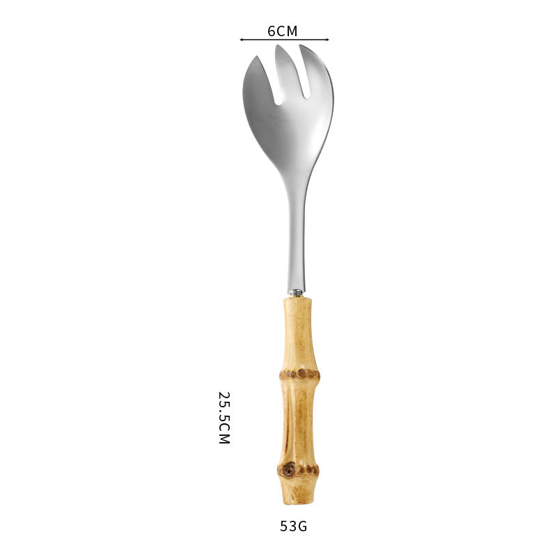 Island Feast – Edles Besteck-Set mit natürlichen Bambusgriffen