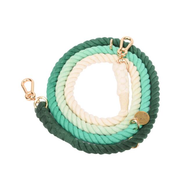 Chroma Drift – Handgeflochtenes Boho-Halsband & Abenteuerleine Set