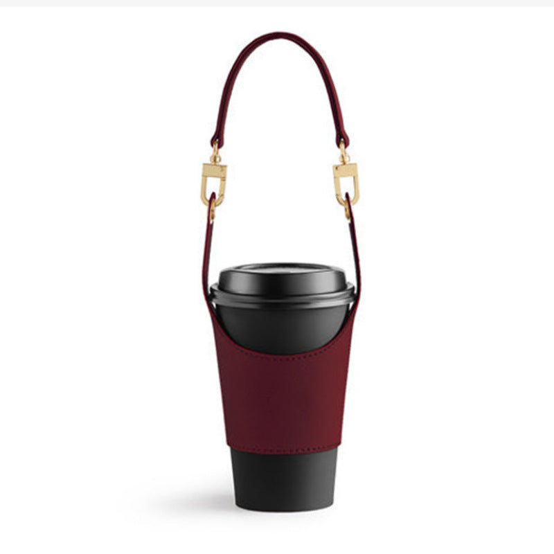 „Cloud Carry“ – Dein eleganter Cup-Holder aus veganem Leder
