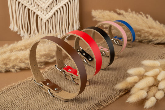 Timeless Spirit: Klassisches Echtleder-Halsband für natürliche Eleganz