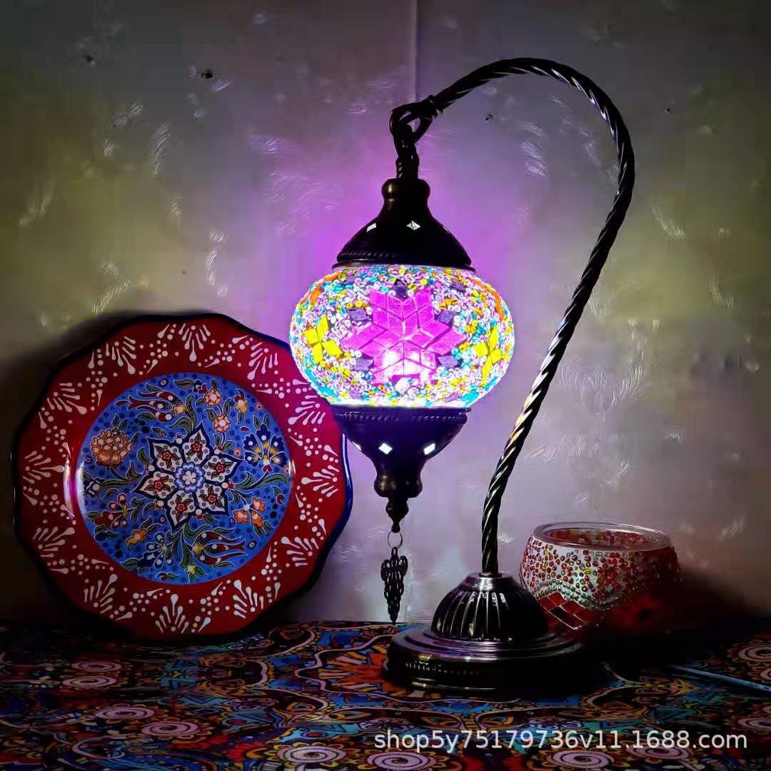 Boho-Mosaiklampe im marokkanischen Stil – stimmungsvolle Beleuchtung für Zuhause & Café