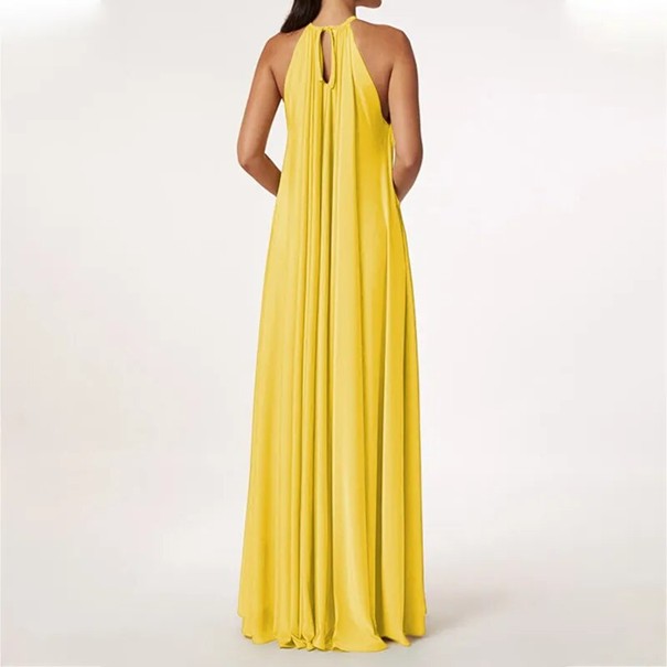 Sonnen-Göttin – Rückenfreies Boho-Maxikleid