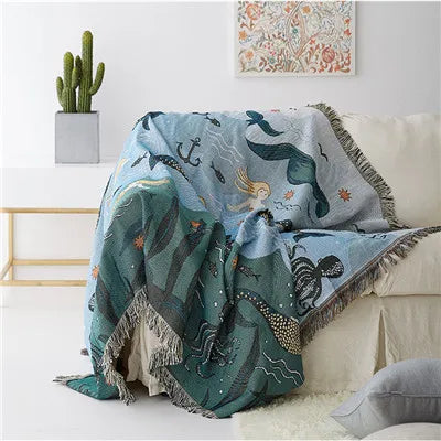 Le Angeer Thread Blanket – Stilvolle und Bequeme Decke für Zuhause und Reisen
