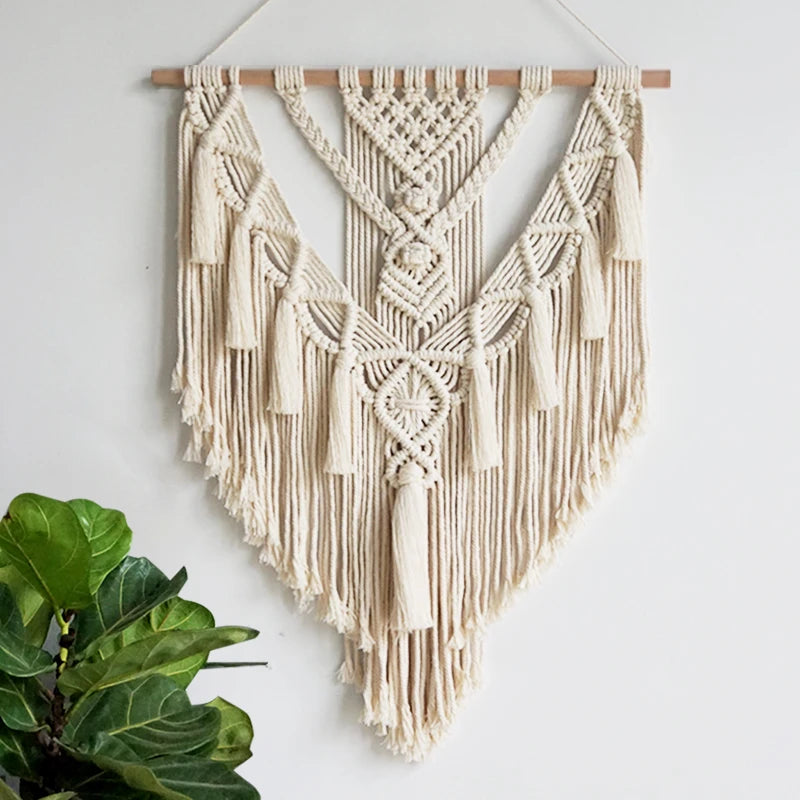 Bohemian Soul – Handgeknüpfter Makramee-Wandbehang