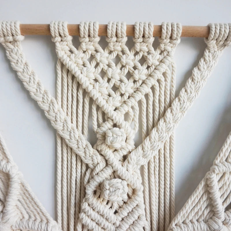 Bohemian Soul – Handgeknüpfter Makramee-Wandbehang