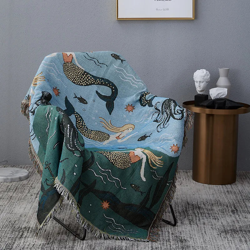 Le Angeer Thread Blanket – Stilvolle und Bequeme Decke für Zuhause und Reisen