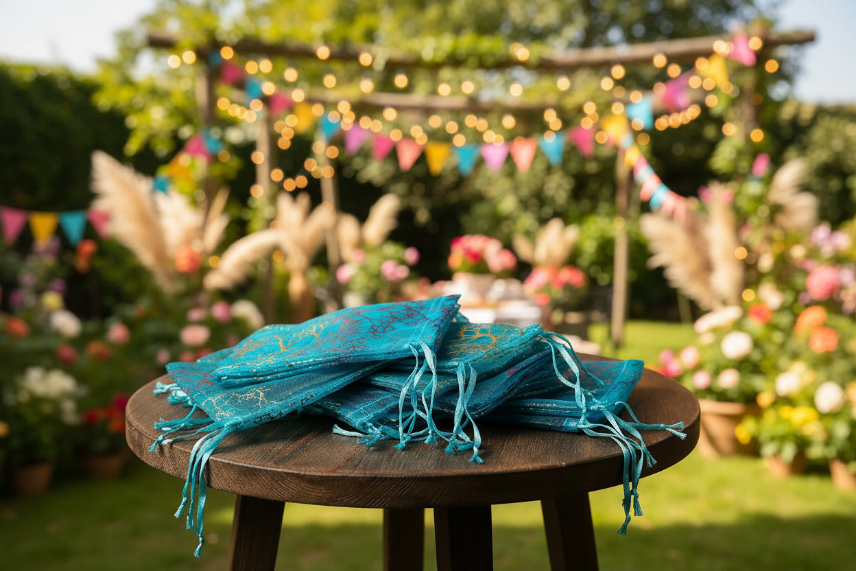 Color Aura – Bunte Organzabeutel im 100er Set