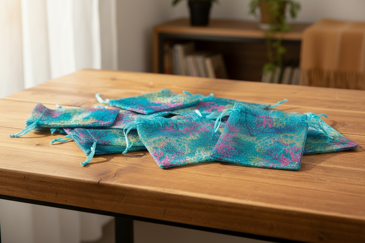 Color Aura – Bunte Organzabeutel im 100er Set