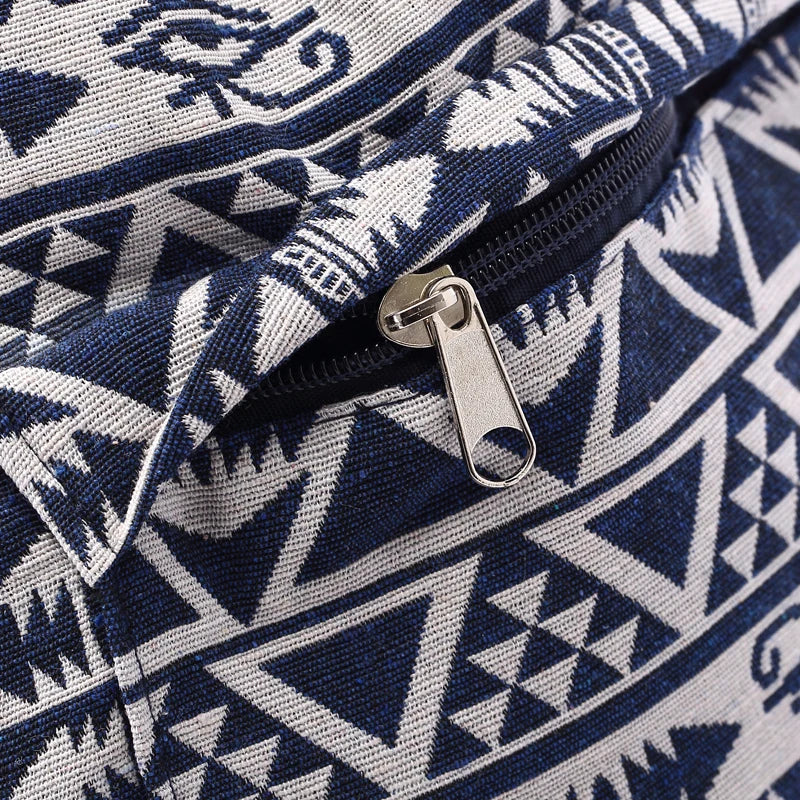 Annmouler Vintage Aztec Bohemian Rucksack für Damen – Gypsy Hobo Tasche mit Kordelzug im Ethno-Stil