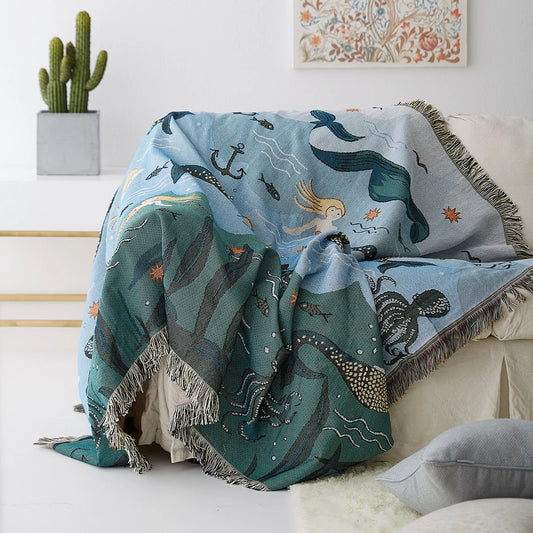 Le Angeer Thread Blanket – Stilvolle und Bequeme Decke für Zuhause und Reisen