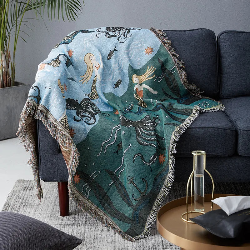 Le Angeer Thread Blanket – Stilvolle und Bequeme Decke für Zuhause und Reisen