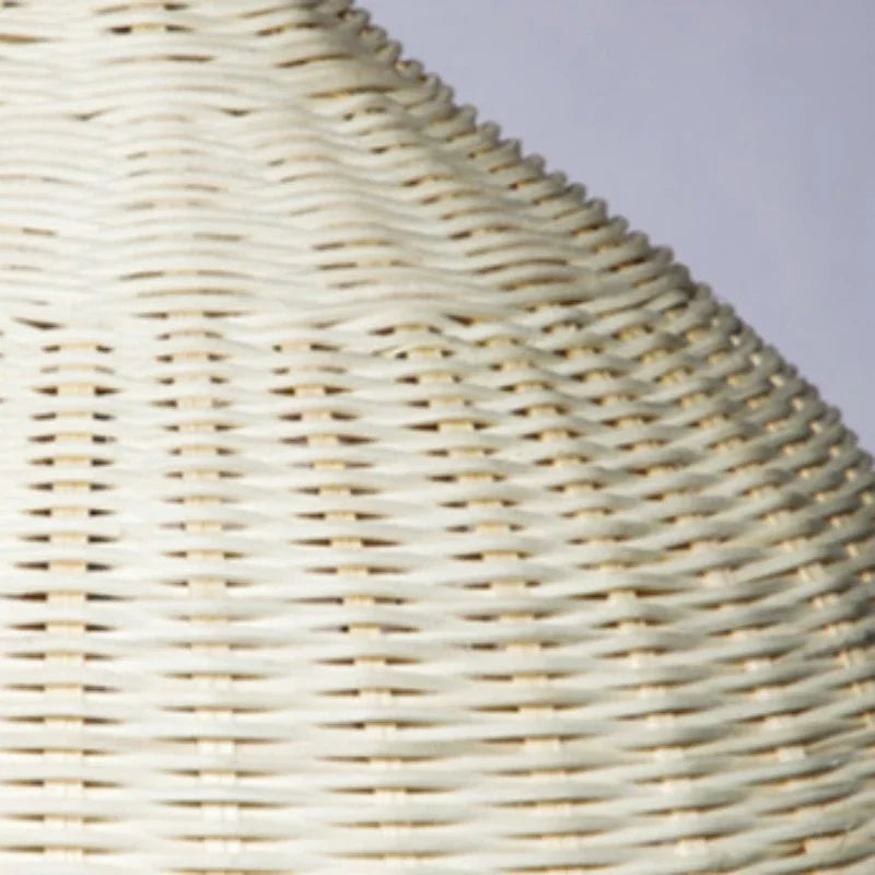 Handgewebte Rattan LED Pendelleuchte im Retro-Stil – Kreative Chinesische Lampen für Restaurant, Hotel, Flur und Landhausdekoration