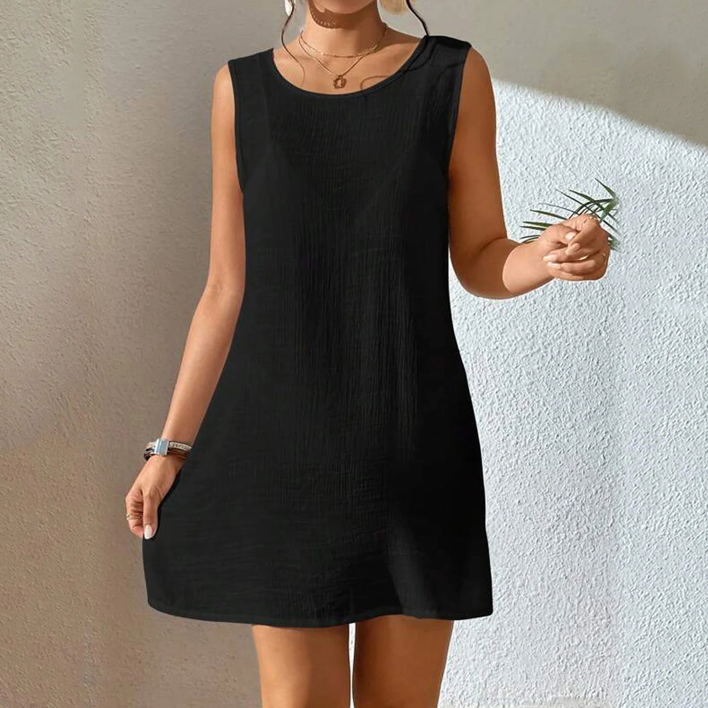 Sanwood Damen Sommer Maxikleid – Leichtes, Bequemes Kleid für den Alltag