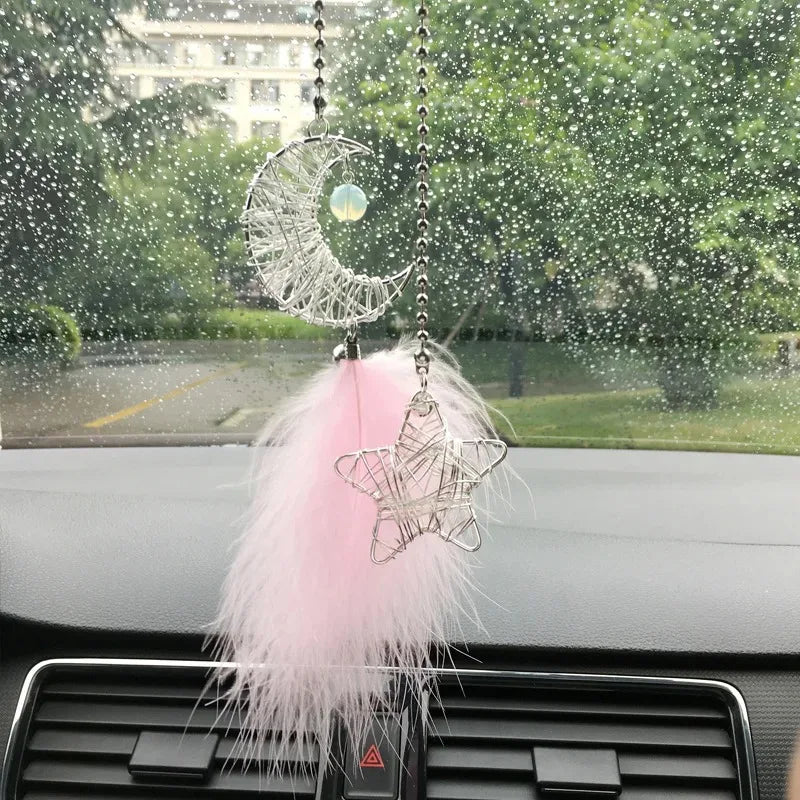 Mini Dream Catcher Auto-Anhänger – Dekorative Car Pendant für Glück und Schutz