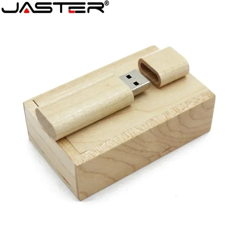 JASTER USB Flash Drive aus Holz/Bambus 2.0 - 4GB bis 128GB