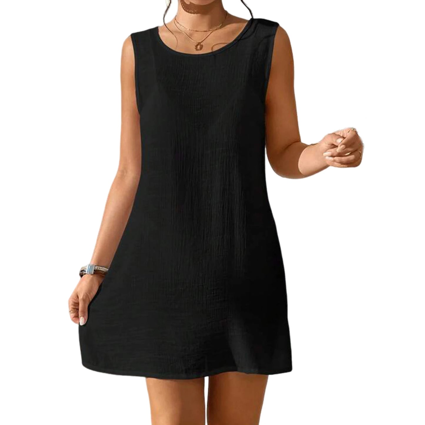 Sanwood Damen Sommer Maxikleid – Leichtes, Bequemes Kleid für den Alltag