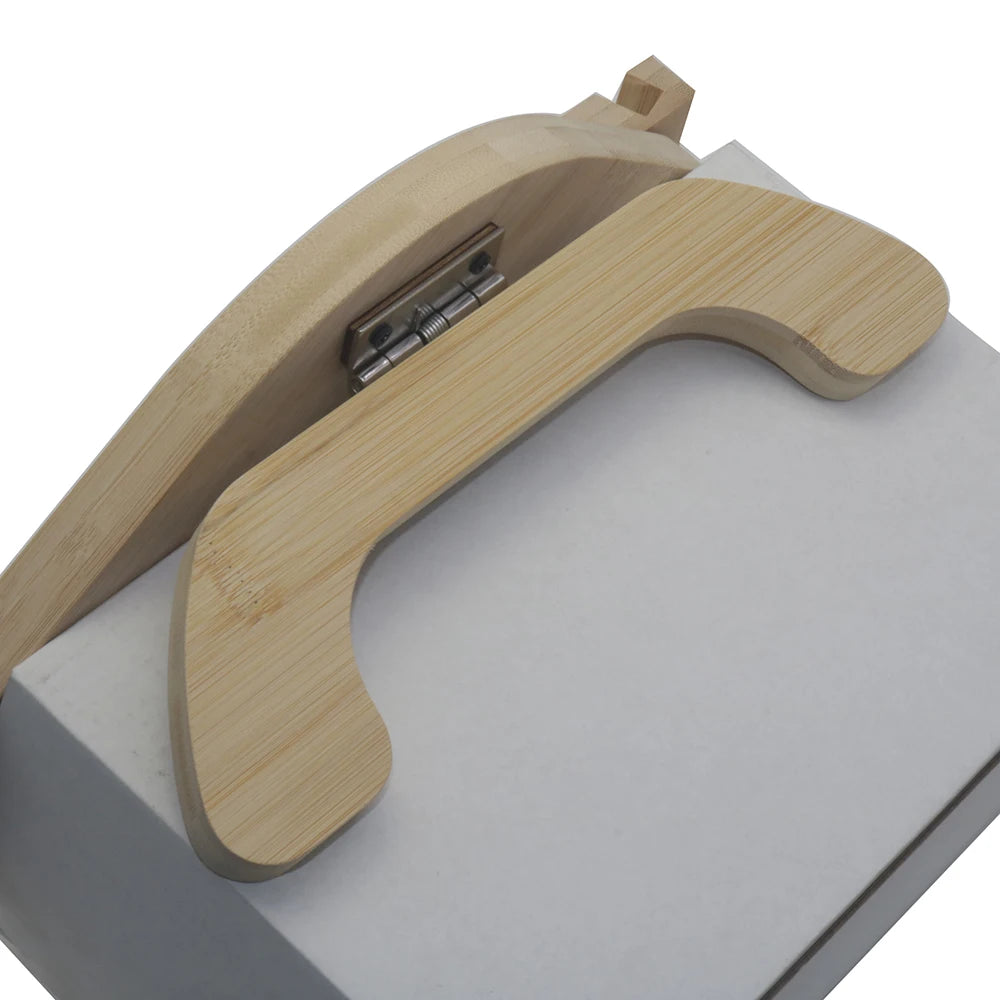 Multifunktionales Bambus- und Holz-Sofa-Armlehnen-Tablett – Snack-, Dim Sum- und Obst-Tablett mit Handyhalter für Wohnzimmer und Teetisch