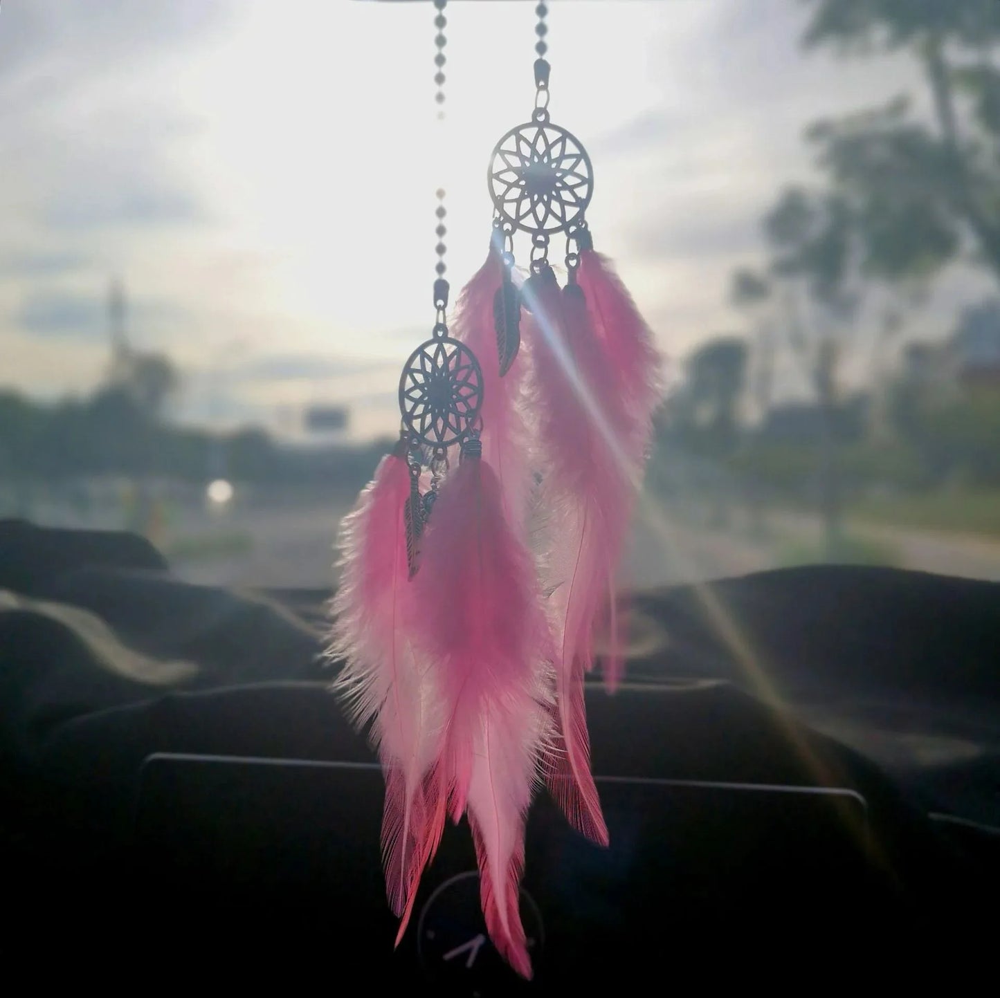 Mini Dream Catcher Auto-Anhänger – Dekorative Car Pendant für Glück und Schutz