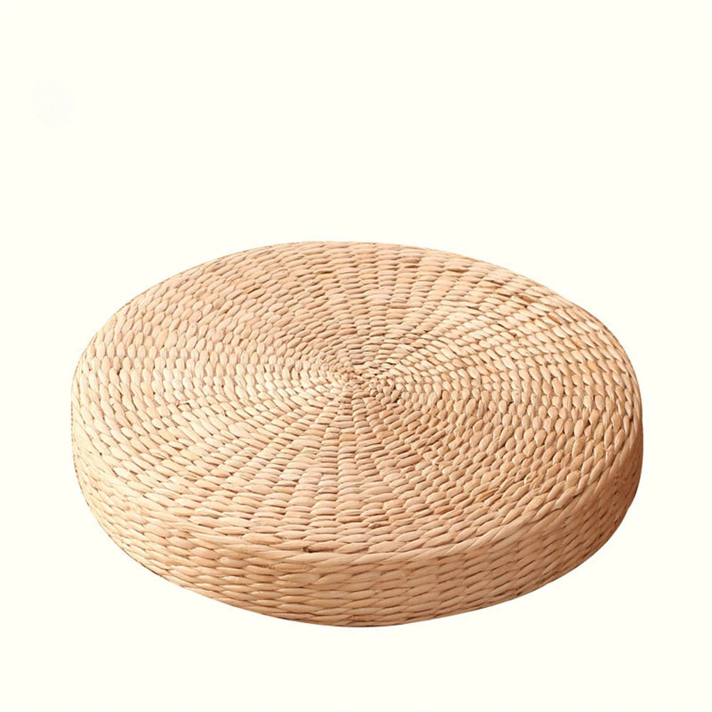 Japanischer Stil Couchtisch aus Handgewebtem Rattan – Rechteckiger Tisch für den Bodenbereich im Wohnzimmer