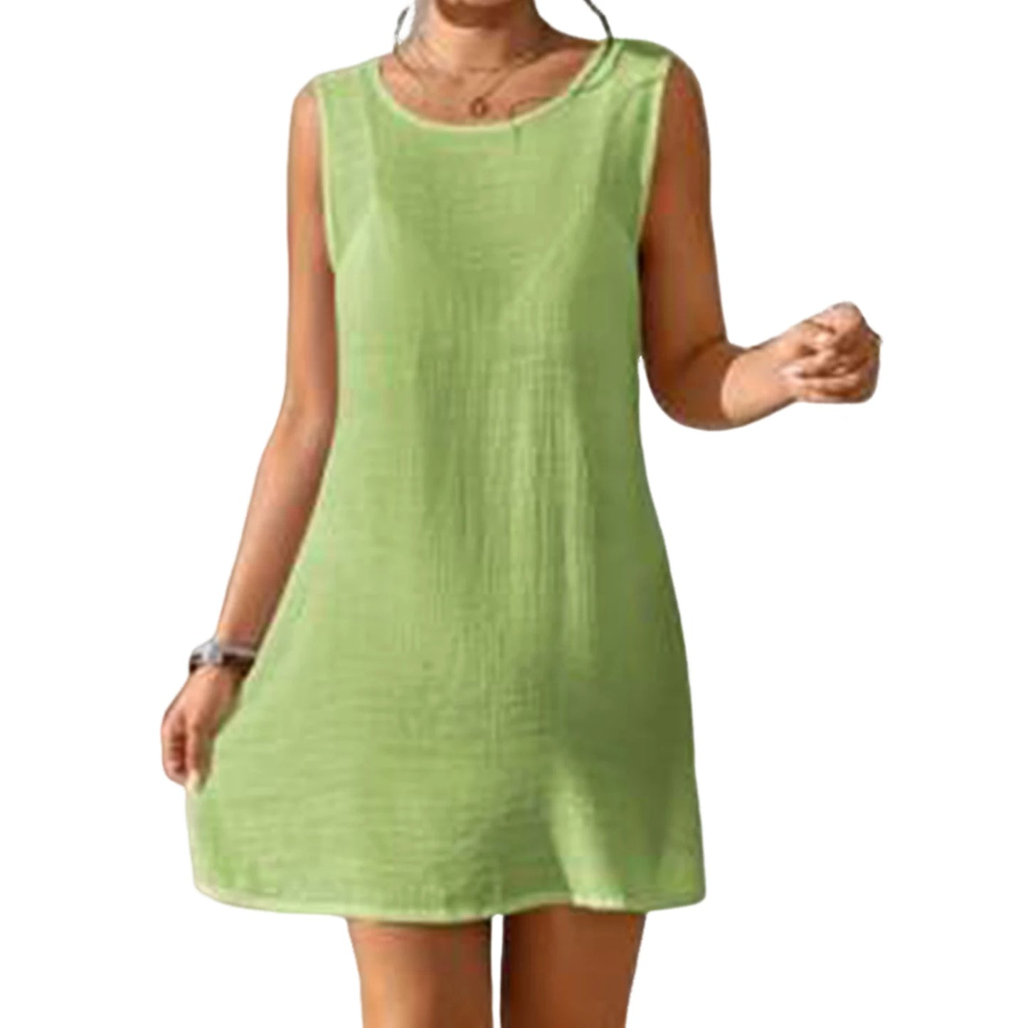 Sanwood Damen Sommer Maxikleid – Leichtes, Bequemes Kleid für den Alltag