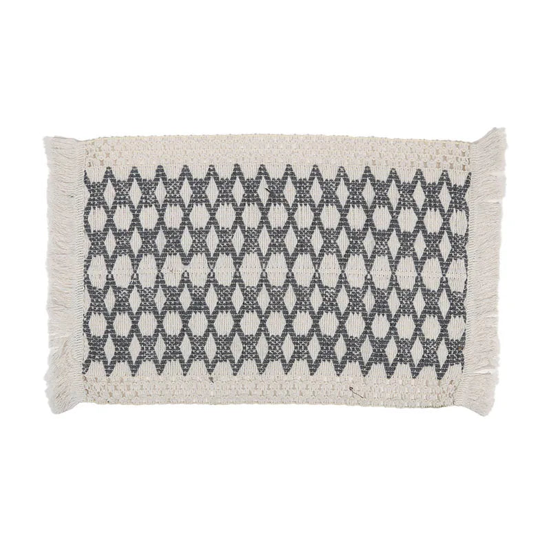 Boho Tischset mit Geflochtenen Quasten – Platzsets für Esszimmer, Küche & Hochzeitsdekoration