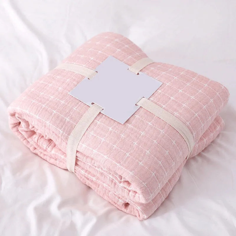 Leichter Muslin Baumwollüberwurf – Kühlend und Atmungsaktiv für Sommernächte