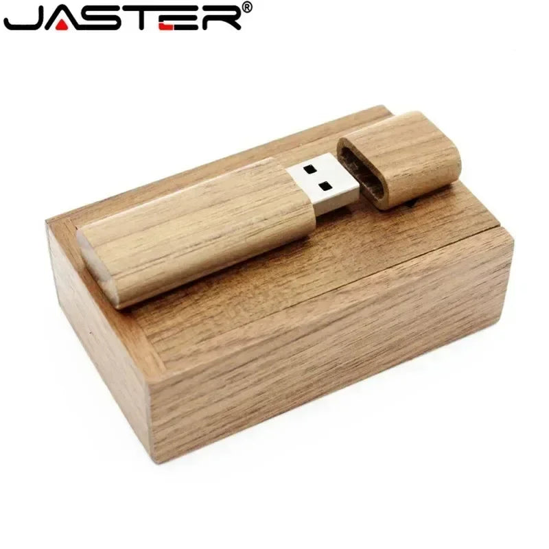 JASTER USB Flash Drive aus Holz/Bambus 2.0 - 4GB bis 128GB