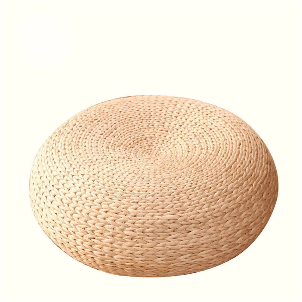 Japanischer Stil Couchtisch aus Handgewebtem Rattan – Rechteckiger Tisch für den Bodenbereich im Wohnzimmer