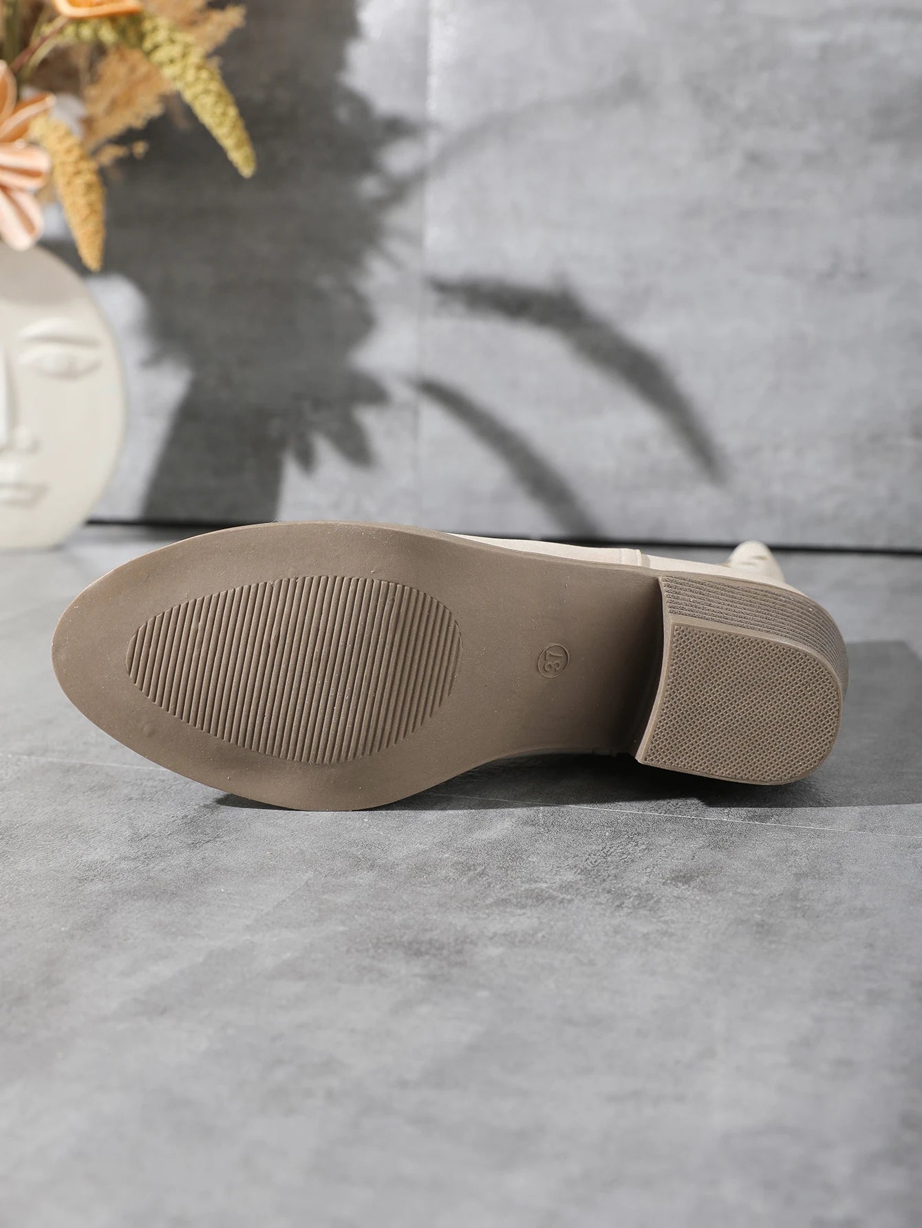 Damen Ankle Boots – Trendige Western Chelsea Boots mit Hollow Heels für Winter