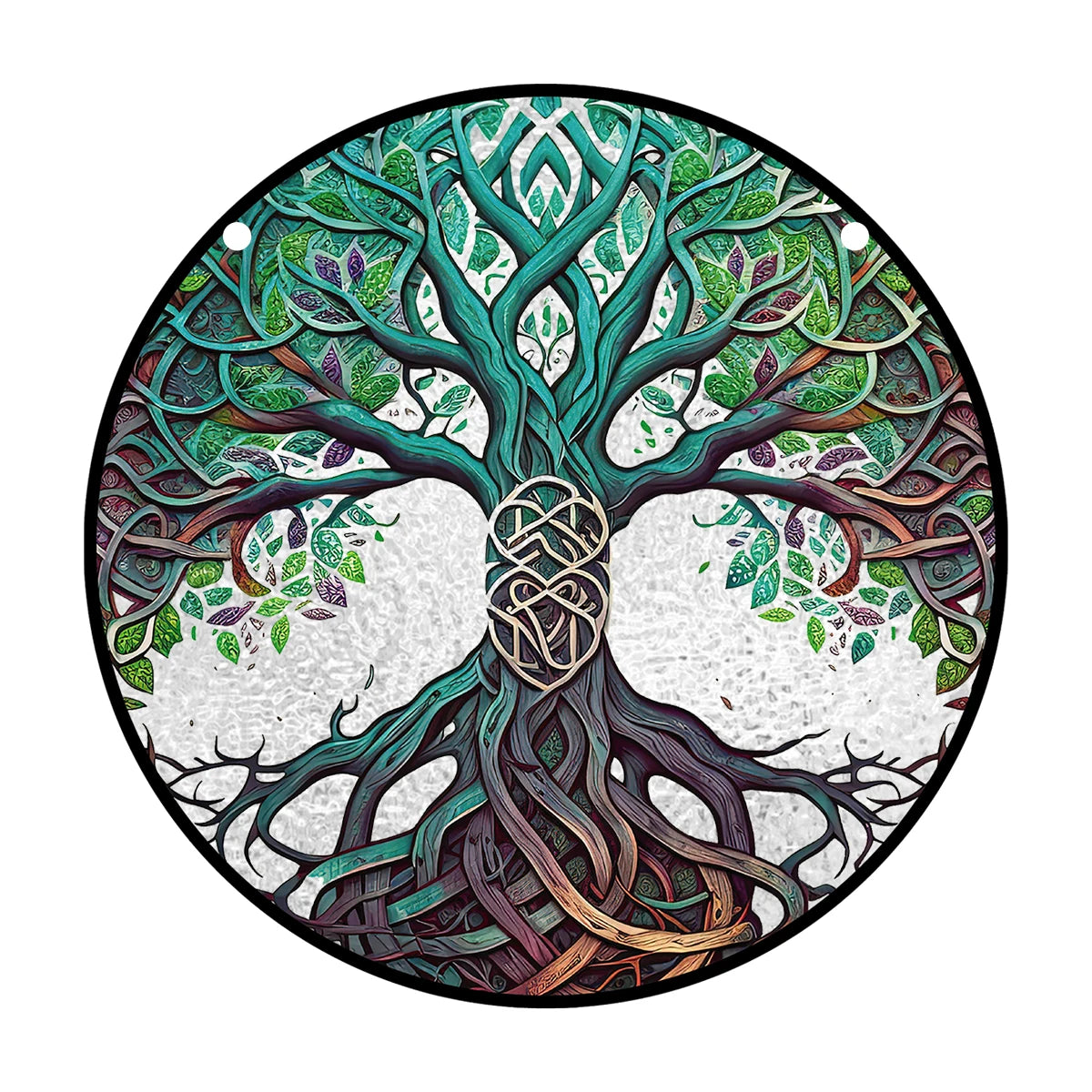 Baum des Lebens Suncatcher – Farbenfrohe Fensterdeko für ein harmonisches Zuhause