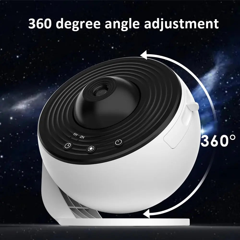 13-in-1 Planetarium Star Projector – 360° Rotierender Galaxy Projektor mit HD-Bildern, Mute Design und Timer für Schlafzimmer, Geburtstags- & Weihnachtsdekoration