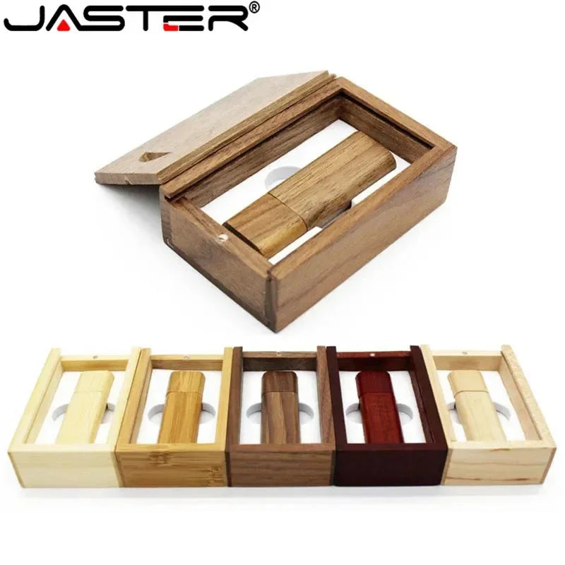 JASTER USB Flash Drive aus Holz/Bambus 2.0 - 4GB bis 128GB