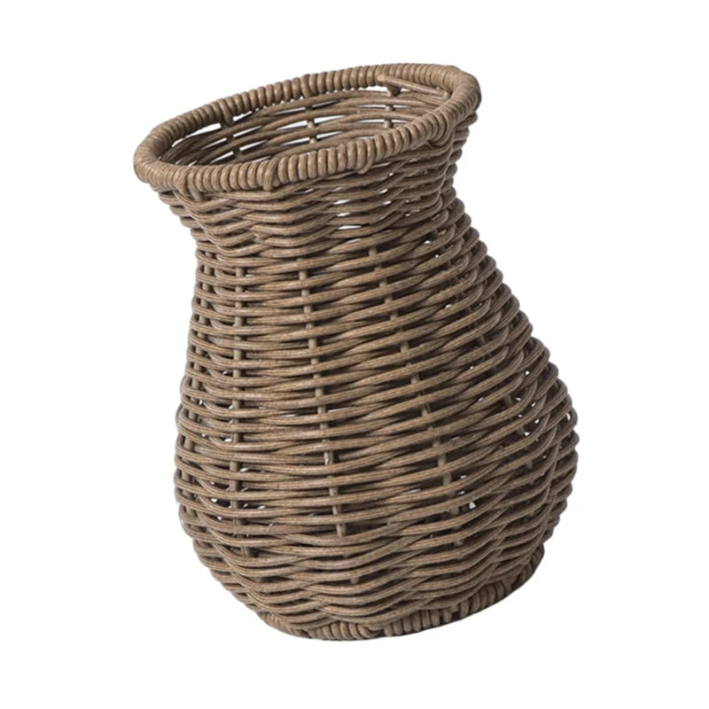 Rattan Woven Vase – Langlebige und Wasserdichte Dekovase für Trockene Blumen