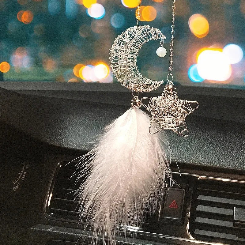 Mini Dream Catcher Auto-Anhänger – Dekorative Car Pendant für Glück und Schutz