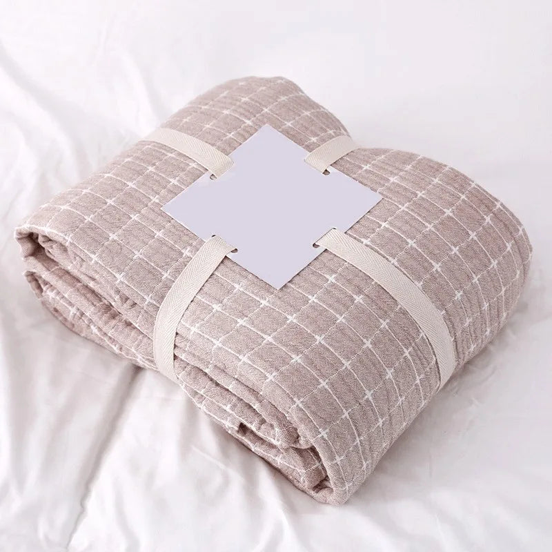 Leichter Muslin Baumwollüberwurf – Kühlend und Atmungsaktiv für Sommernächte