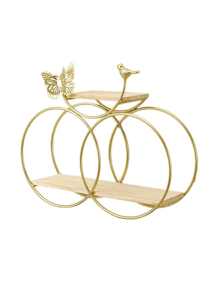 Nordic Iron Wandregal – Kreative Aufbewahrung im modernen Design für Wohnzimmer, Büro & Zuhause