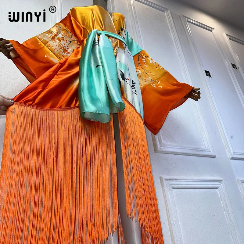 Bohemian Print Bluse für Frauen – Leichte Sommermode mit Seidengefühl