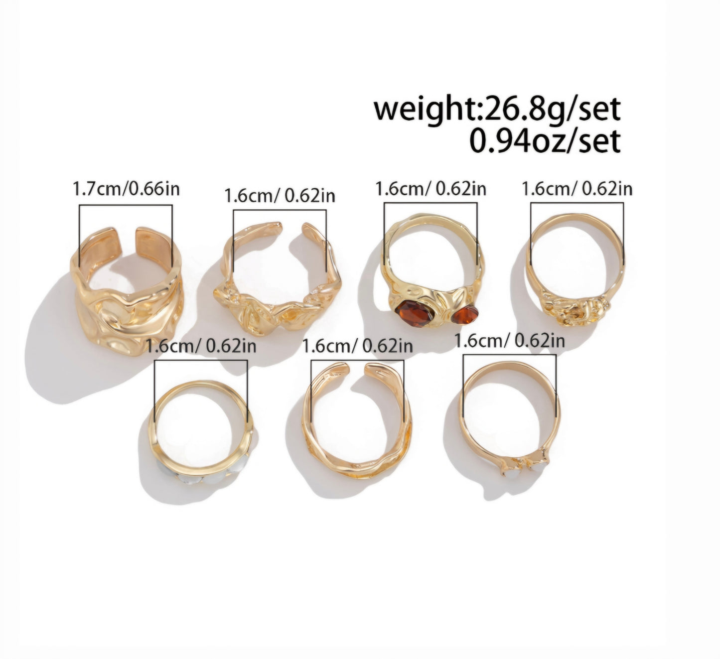 Starlight Layers – Filigranes Ring-Set für deinen Daily Look