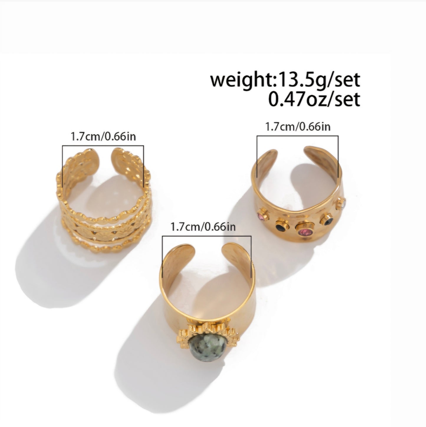 Starlight Layers – Filigranes Ring-Set für deinen Daily Look