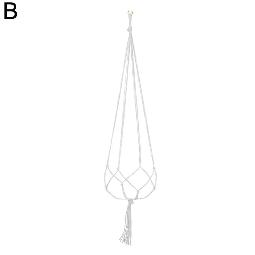 Geflochtener Seil-Hängebasket – Robuster und Vielseitiger Aufbewahrungskorb für Garten und Zuhause