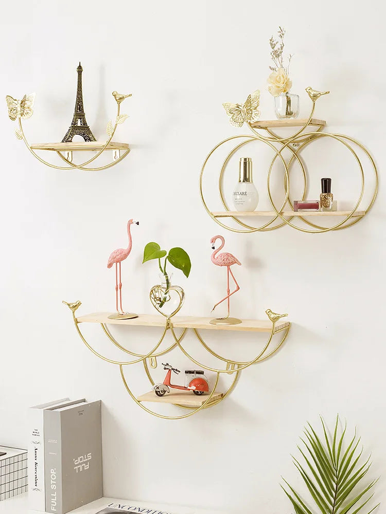 Nordic Iron Wandregal – Kreative Aufbewahrung im modernen Design für Wohnzimmer, Büro & Zuhause