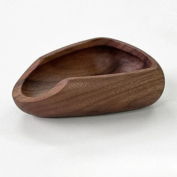 Walnussholz Kaffee Dosing Cup – Messbecher für Kaffeebohnen und Teeblätter, Espresso Zubehör, elegantes Dosing Tablett