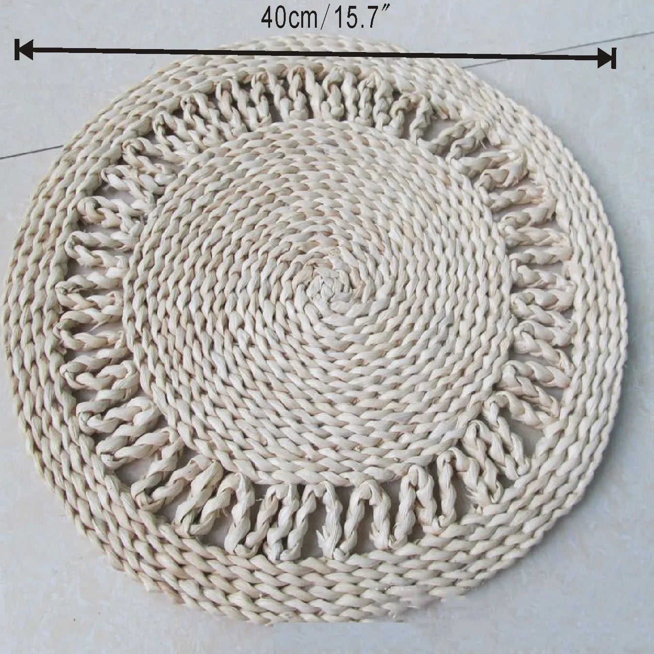 Rattan Wall Basket Decor Nordic INS Style Natural Wicker Woven Wall Hanging Ornament Kawaii Room Decor