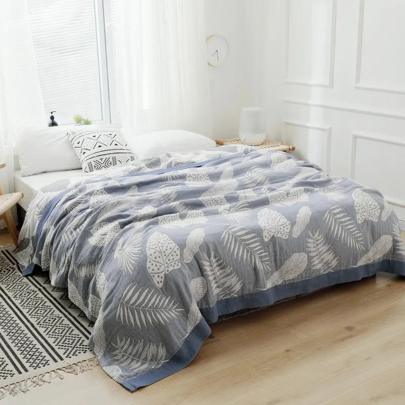 Leichter Muslin Baumwollüberwurf – Kühlend und Atmungsaktiv für Sommernächte