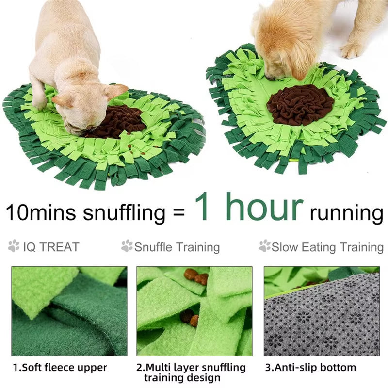 Interaktive Snuffle Mat für Hunde – Spannendes Puzzle-Spiel & Snack-Fütterung für Training und Unterhaltung